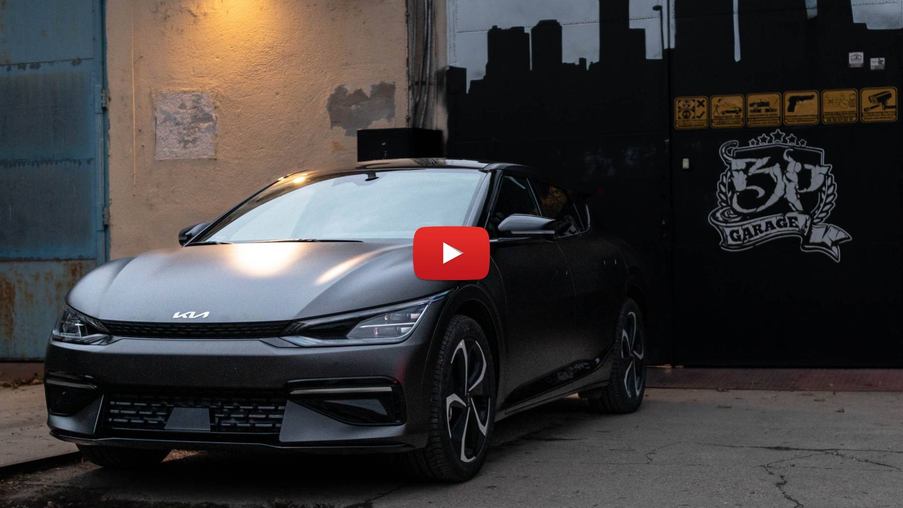 Kia fóliázás KIA EV6 Teckwrap HM01 Darg Grey Silk Budapest videó fejléc