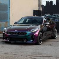 Kiafóliázás Kia Stinger Teckwrap Purple Flame KIA fólia RD21pro-HD gyors választó